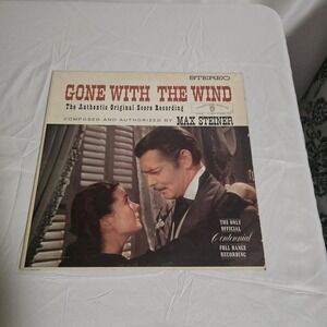 Gone With the Wind Soundtrack LP Max Steiner WS1322 Stereo 1959 TESTED VG+